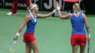 Fed Cup, Česko - Austrálie : Andrea Hlaváčková a Lucie Hradecká