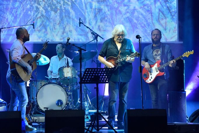 Snímek z nedělního koncertu Druhé trávy.