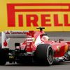 Ferrari Formula One driver Felipe Massa of Brazil steers his