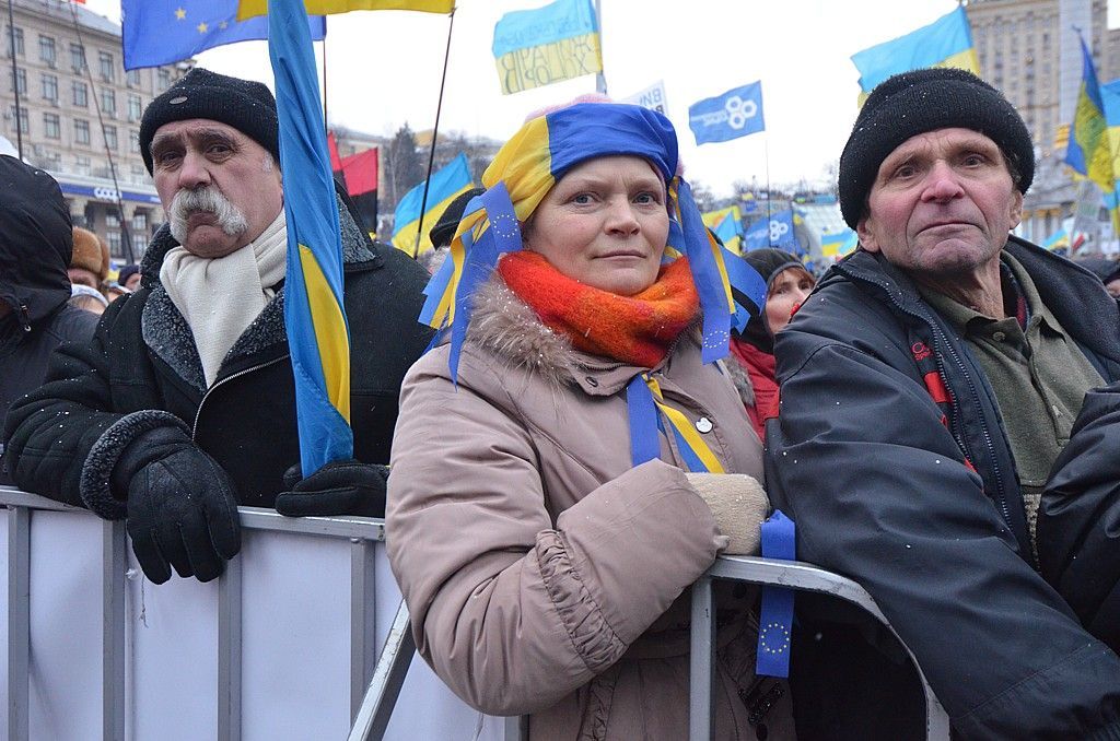 Demonstrace v Kyjevě