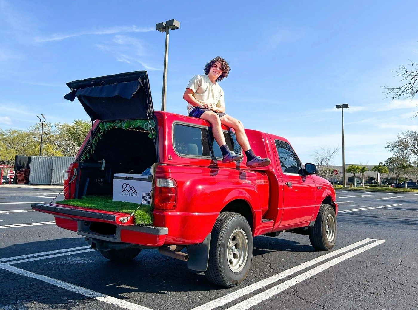 auto, dům, stavba, domeček, nákladní auto, život, nomád