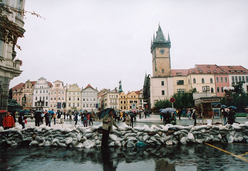 povodeň praha 2002