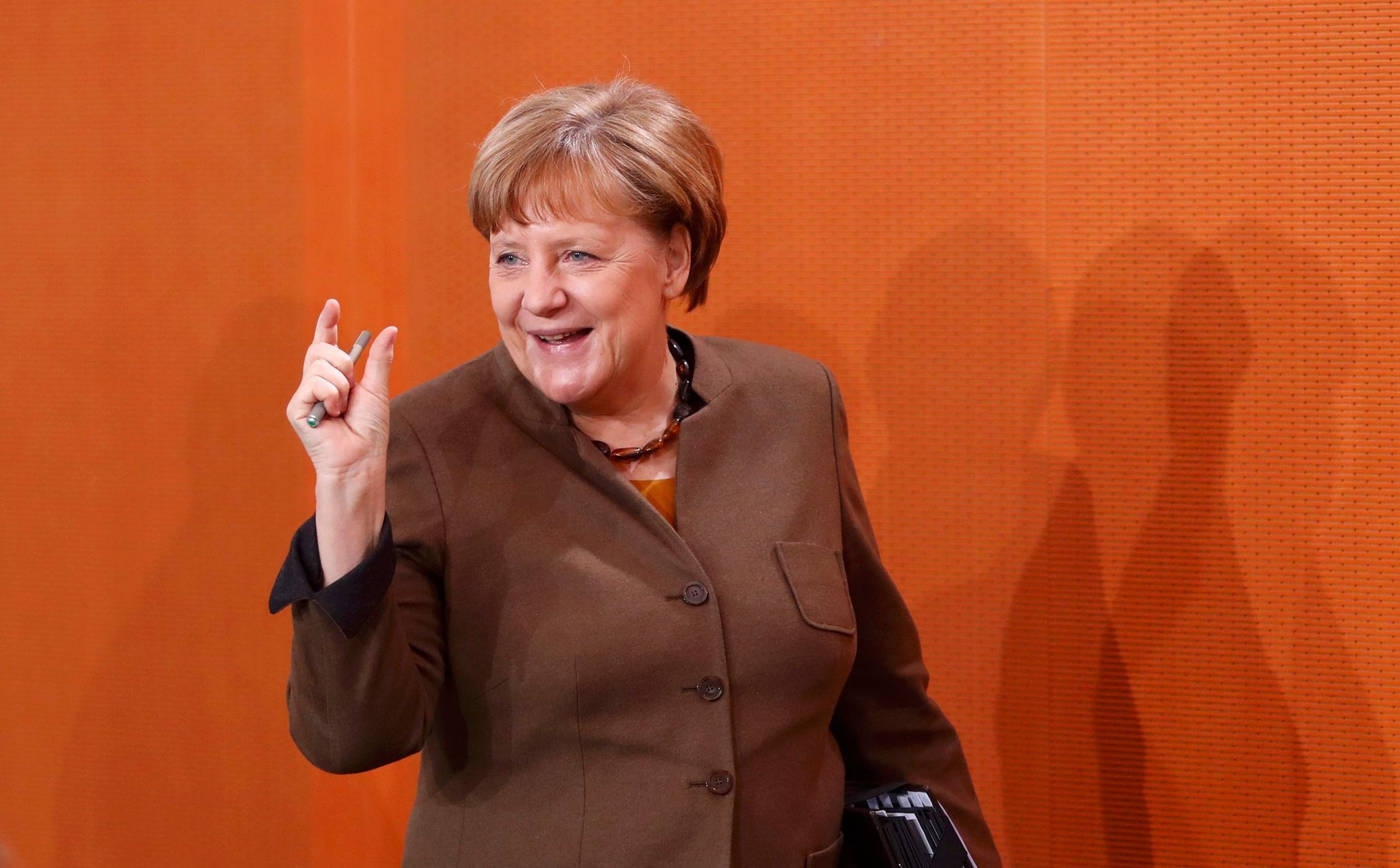 Angela Merkelová, únor 2017