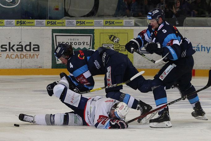 4. semifinále play off extraligy 2018/19, Kometa Brno - Liberec: Zprava Ladislav Šmíd, Taylor Doherty a Martin Zaťovič