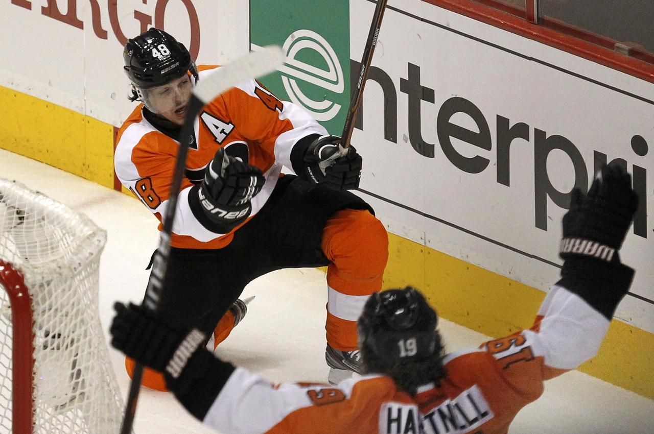 Philadelphia - Pittsburgh (Danny Briere, radost)