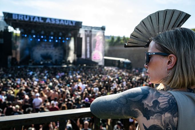 Snímek z festivalu Brutal Assault.