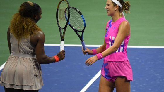 Serena Williamsová a Viktoria Azarenková v semifinále US Open 2020