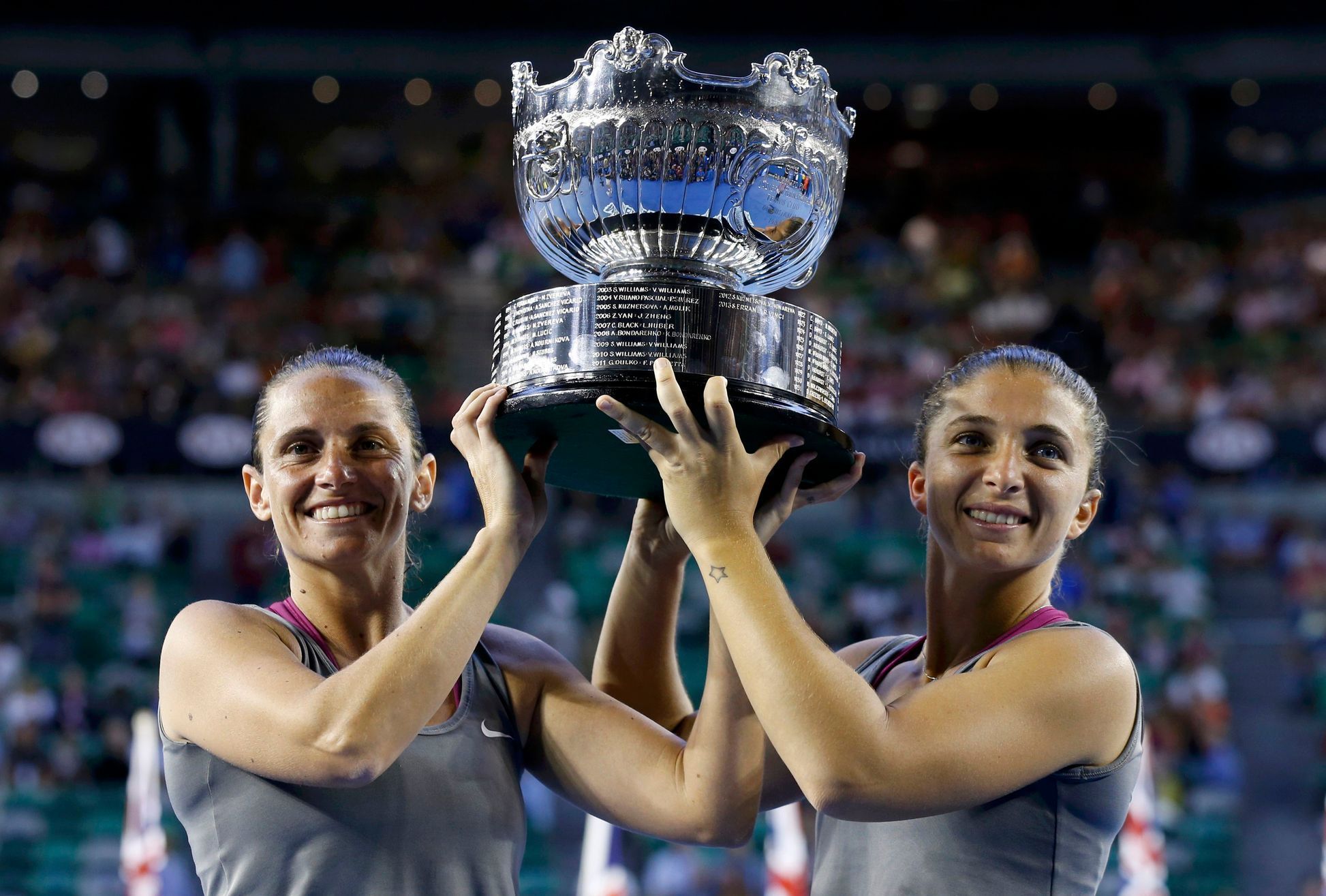 Sara Erraniová a Roberta Vinciová vyhrály Australian Open 2014