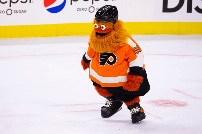 Maskot Philadelphie Gritty.