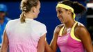 Australian Open 2015: Petra Kvitová a Madison Keysová