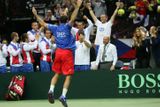 Šňůra výher - Češi by v Srbsku mohli získat v Davis Cupu už devátou výhru v řadě. Naposledy prohráli první kolo proti Kazachstánu v roce 2011. Od té doby jedou rekordní jízdu.