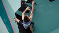 Český lezec Adam Ondra ve finále OH 2024 v Paříži