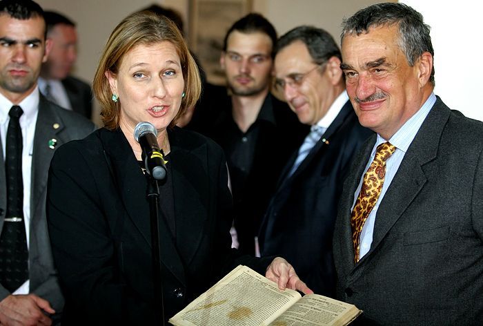 Cipi Livni a Karel Schwarzenberg