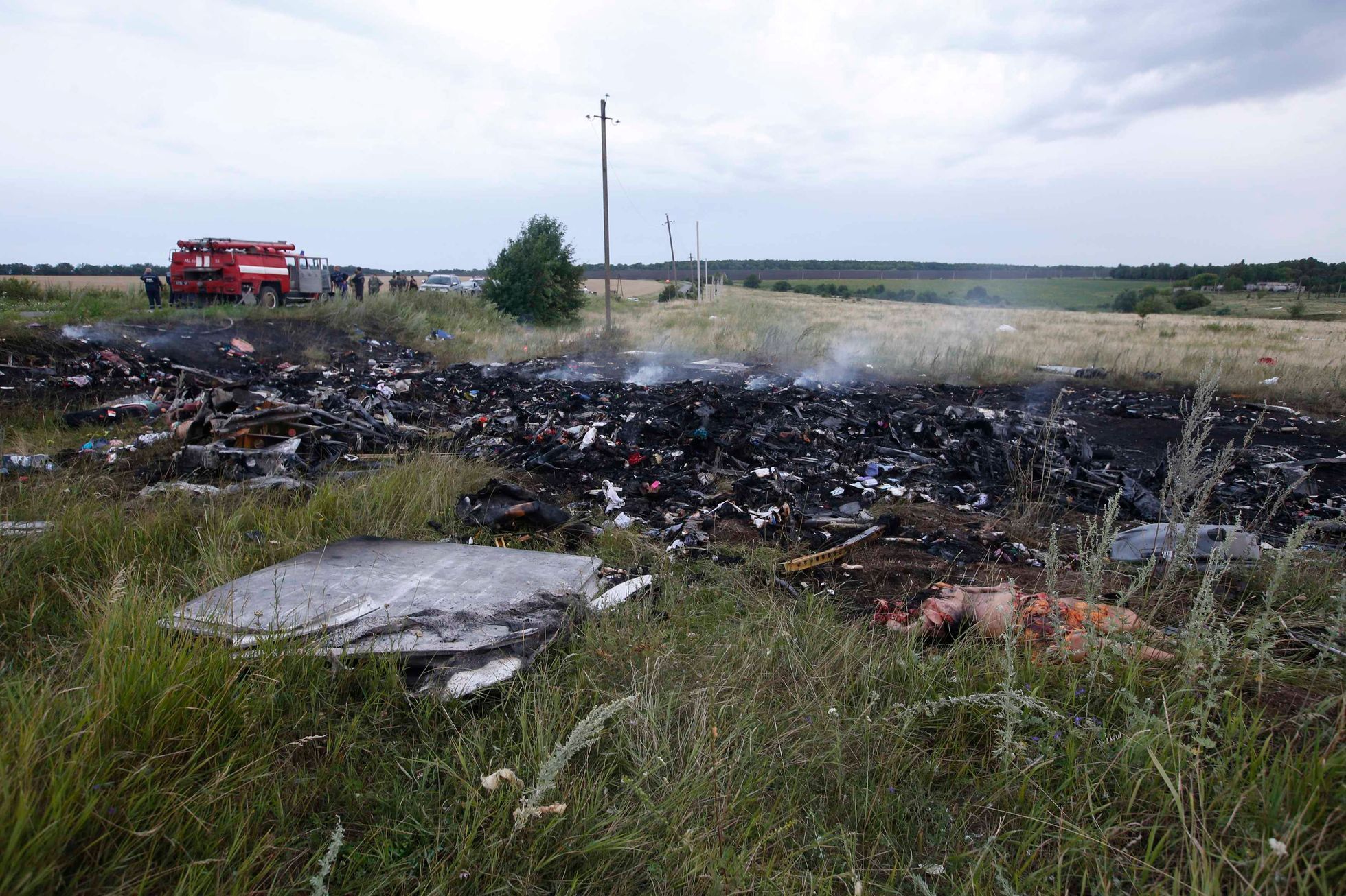 Ukrajina - zřícené letadlo - MH17