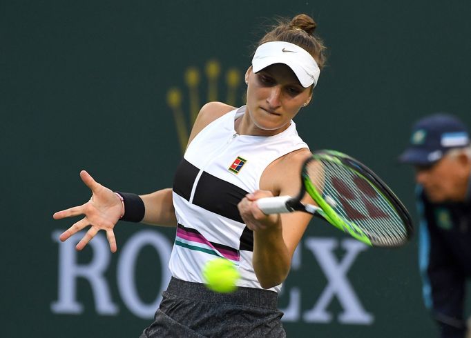 Markéta Vondroušová ve čtvrtfinále Indian Wells 2019