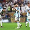 Finále MS ve fotbale 2022, Argentina - Francie: Lionel Messi před penaltou