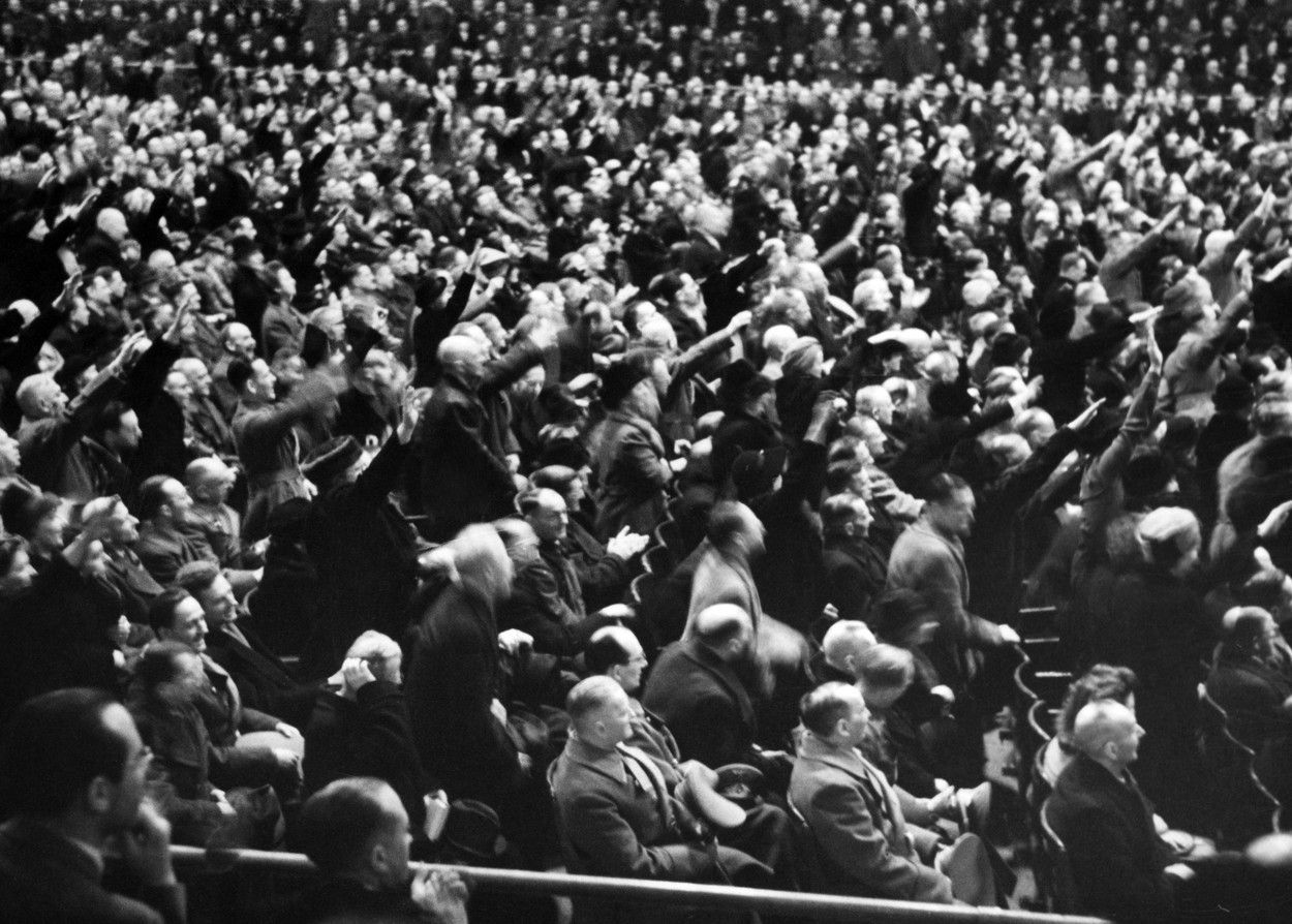 Joseph Goebbels, Adolf Hitler, totální mobilizace, nacismus, druhá světová válka, válka, Německo, Třetí říše, zahraničí