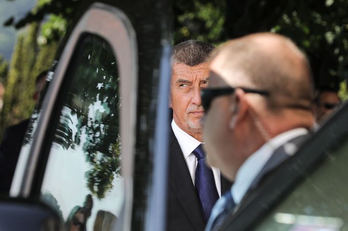 Amerického ministra zahraničí Mikea Pompea přijal po poledni premiér Andrej Babiš v Kramářově vile.