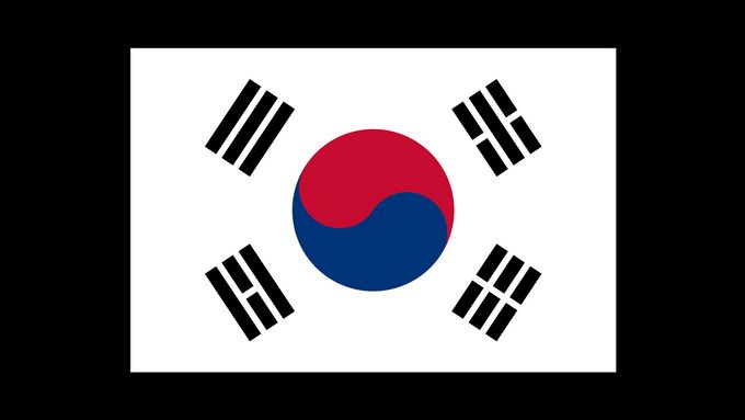Vlajka Jižní Koreje - sport