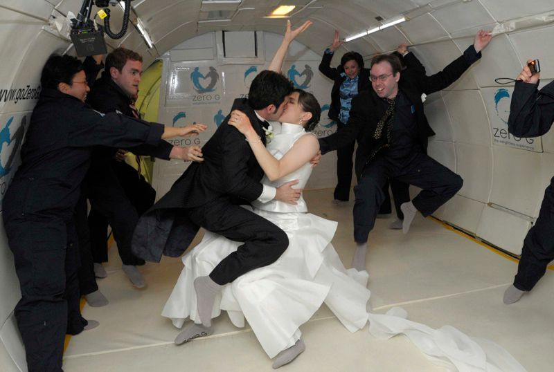 Svatba ve stavu beztíže