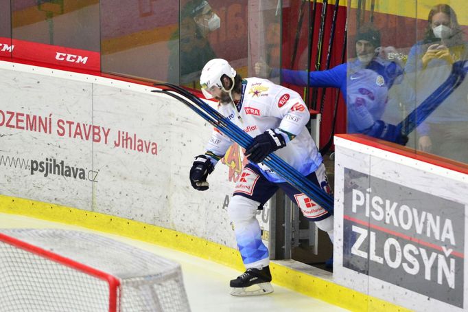 6. finále, Chance liga, HC Dukla Jihlava - HC Rytíři Kladno: Jaromír Jágr při rozbruslení.