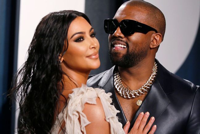Kanye West a Kim Kardashianová