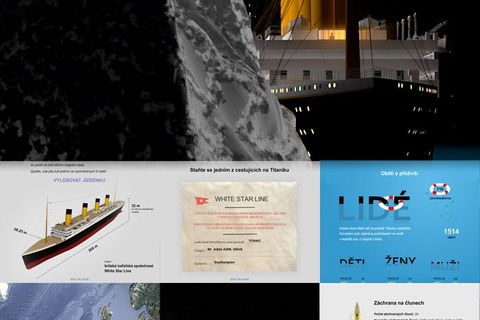 3D animace: Průběh potopení Titaniku