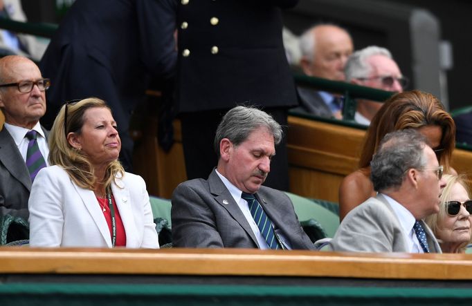 Celebrity na Wimbledonu 2018 (David Haggerty)