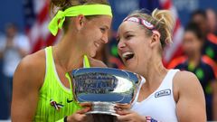 US Open 2016: Lucie Šafářová a Bethanie Matteková-Sandsová