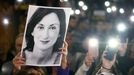Malťané žádají na demosntracích vyšetření vraždy novinářky Daphne Galiziové.