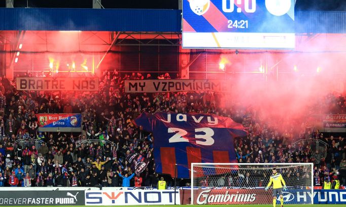 SL: Plzeň - Bohemians Praha 1905: Vzpomínka na fanouška, který zemřel před půl rokem