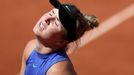 Elina Svitolinová ve čtvrtfinále French open 2017