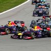 Formule 1, VC Německa 2013:  Sebastian Vettel  a Mark Webber (oba Red Bull)