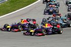 ŽIVĚ Formule 1: V Německu vyhrál Vettel