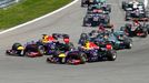 Formule 1, VC Německa 2013:  Sebastian Vettel  a Mark Webber (oba Red Bull)