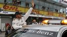 Mercedes F1 driver Lewis Hamilton after qualifying at the Australian Formula One Grand Prix in Melbourne. REUTERS/Jason Reed