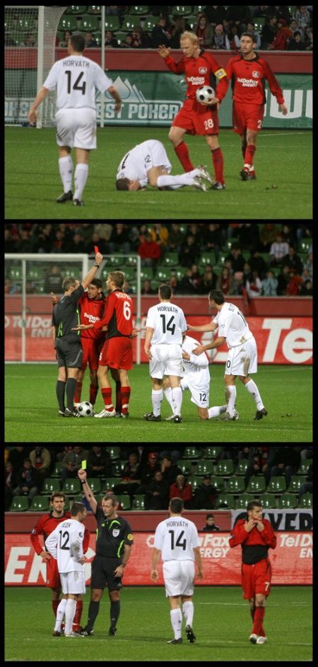 Červená karta pro kapitána Leverkusenu