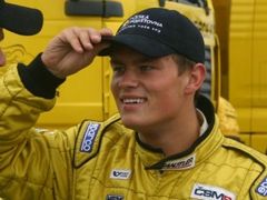 Současný aspirant na evropský titul Adam Lacko závodil v Mostě v tahači už v roce 2004.