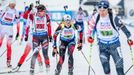 biatlon, MS 2019 v Östersundu, smíšená štafeta, Markéta Davidová na druhém úseku