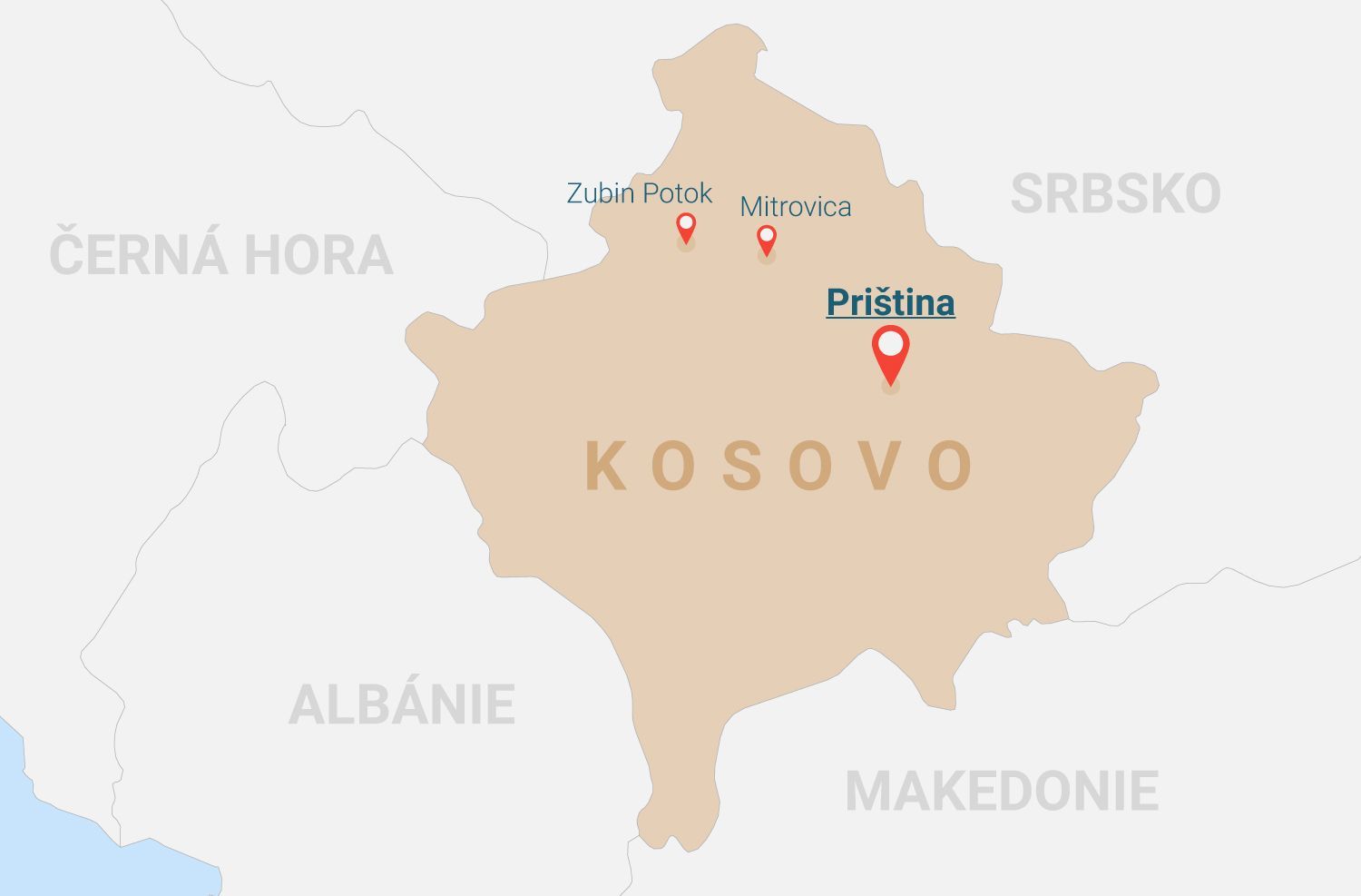 Kosovo - Zubin Potok - Mitrovica