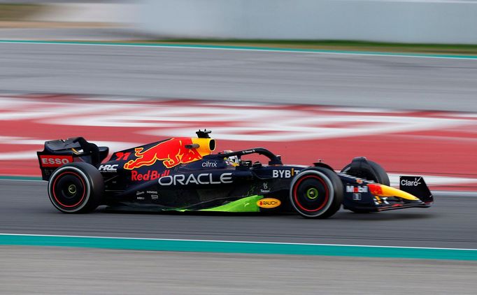 Testy F1 v Barceloně 2022: Sergio Pérez, Red Bull