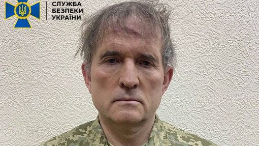 Zatčený Viktor Medvedčuk.
