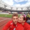 Čeští atleti v Londýně (Adam Sebastian Helcelet, Denisa Rosolová)