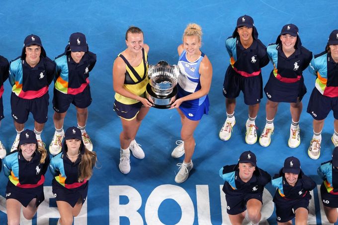 Barbora Krejčíková, Kateřina Siniaková - finále Australian Open 2023