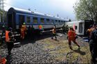Na Chodově cvičili záchranáři zásah po srážce vlaku s autobusem