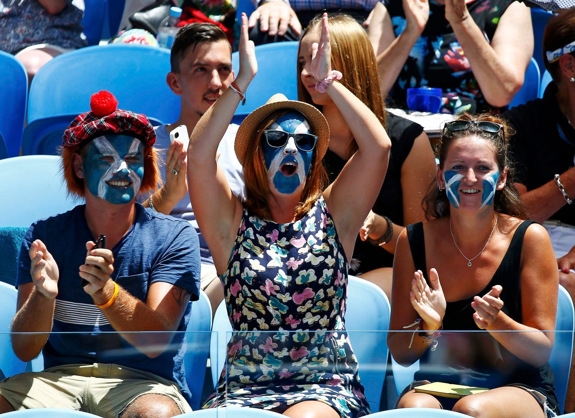 Fanoušci Andy Murrayho na Australian Open