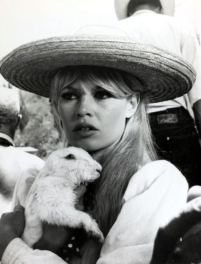 Herečka Brigitte Bardot.