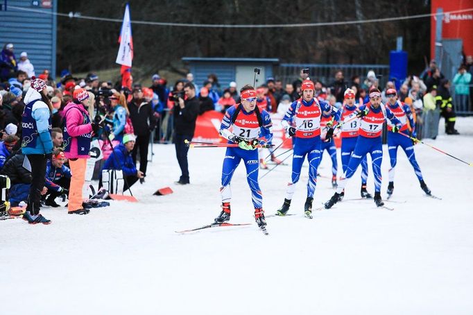 Biatlonová exhibice v Jablonci - Břízkách 2017