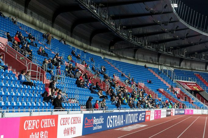 Trénink české fotbalové reprezentace v Ostravě před zápasem proti Ázerbájdžánu