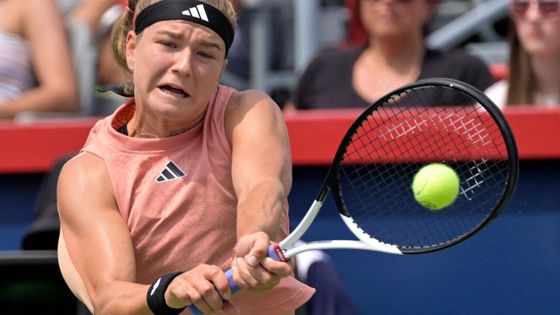 Karolína Muchová na turnaji v Montrealu